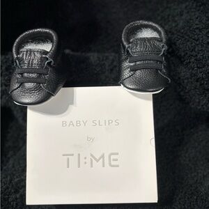 Baby Slips Black Walker Shoes